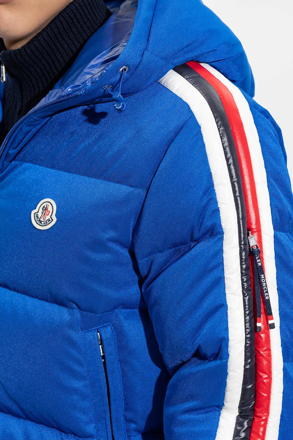 Blue 'Sanbesan' down jacket VARSITY Moncler - IetpShops AE